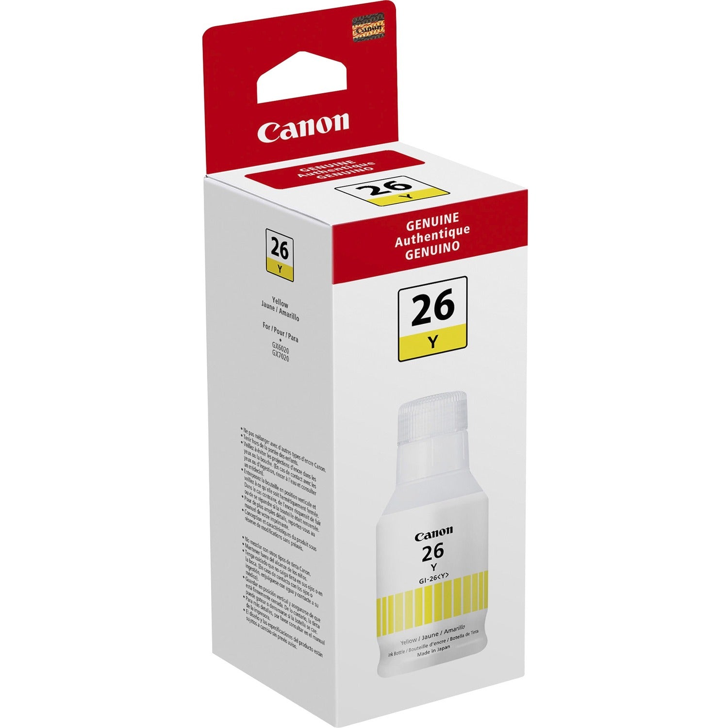 Canon GI-26 Pigment Color Ink Bottle (GI26Y)