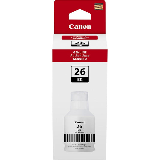 Canon GI-26 Pigment Color Ink Bottle (GI26BK)