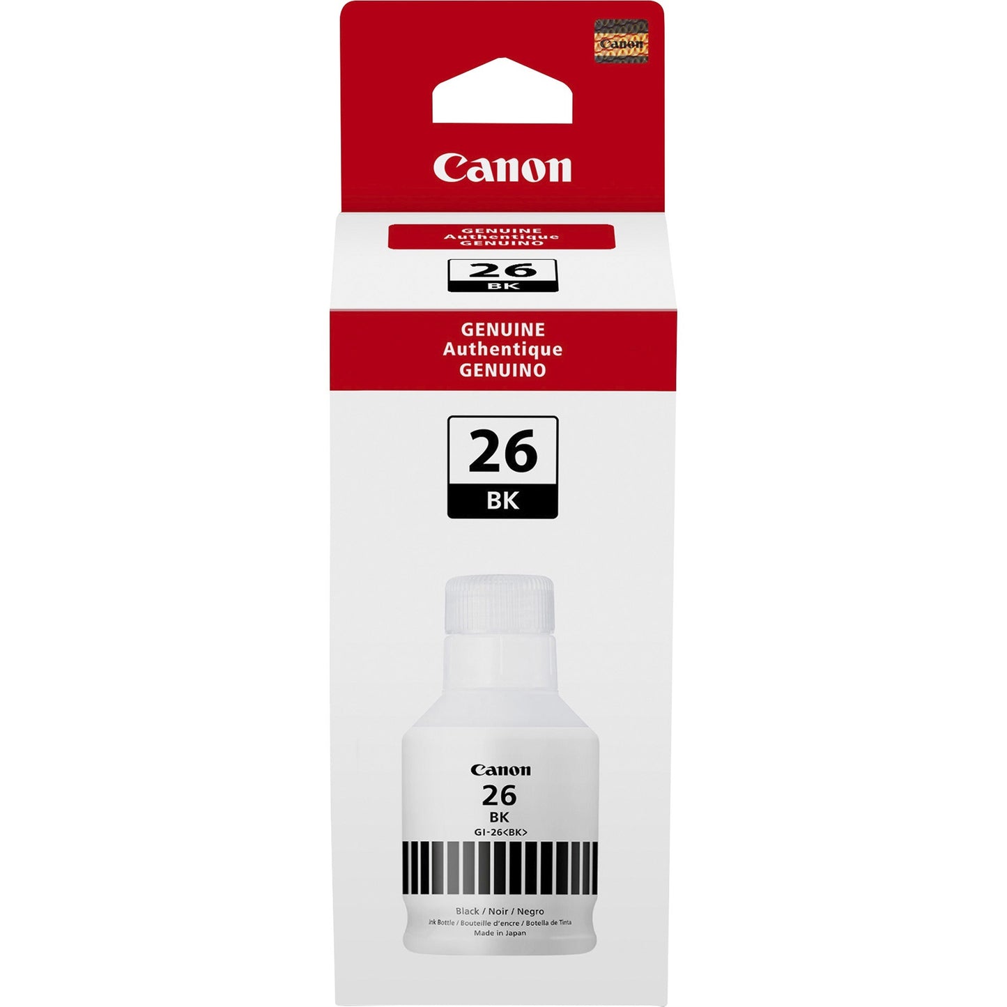 Canon GI-26 Pigment Color Ink Bottle (GI26BK)