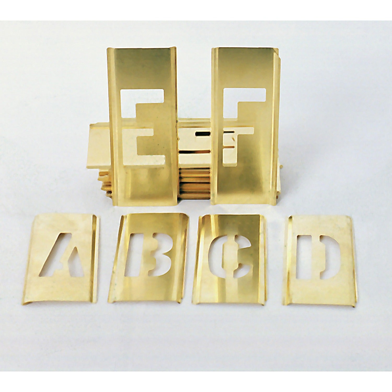 AbilityOne SKILCRAFT Brass Stencil Set (2987044)