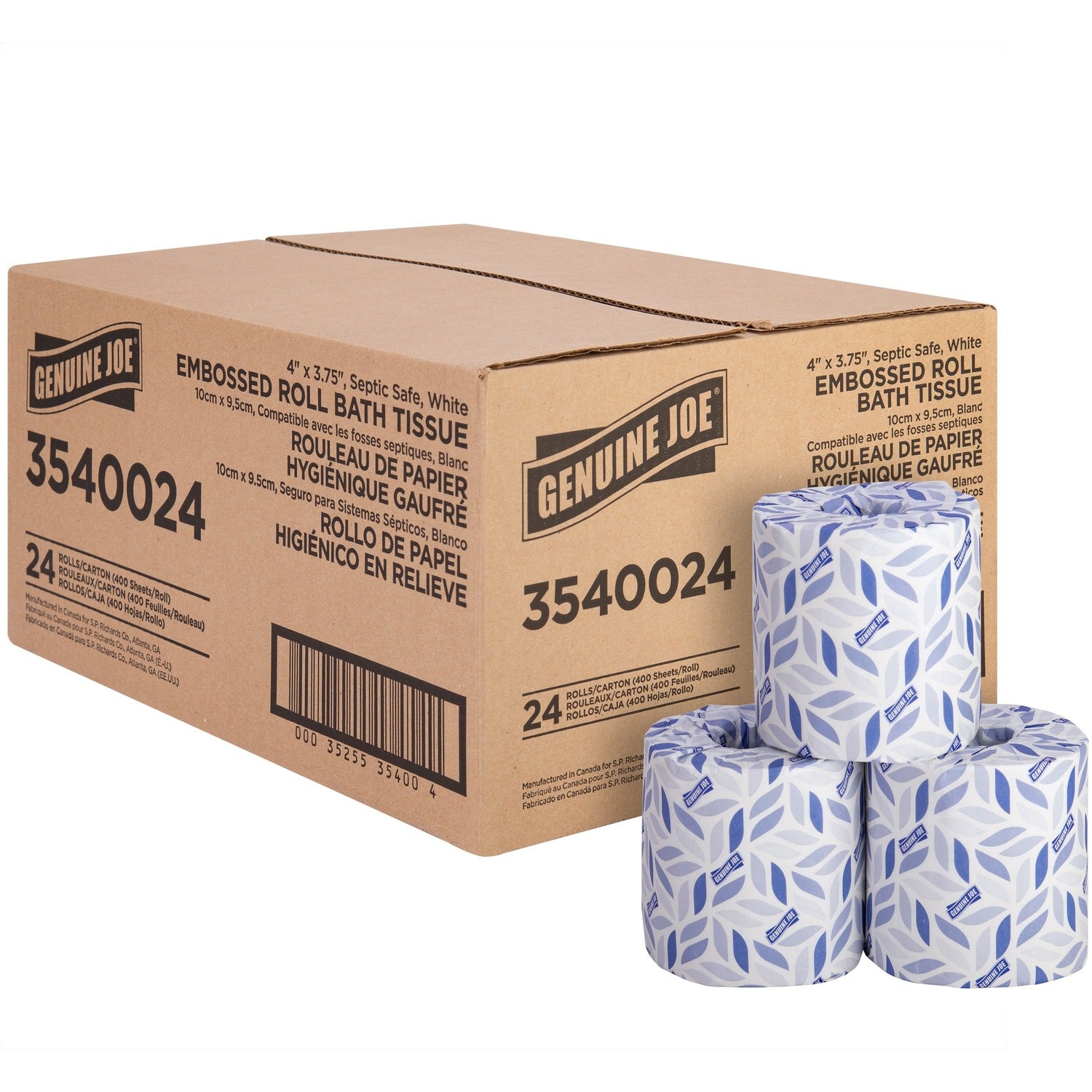 Genuine Joe 2-ply Bath Tissue Rolls (3540024)