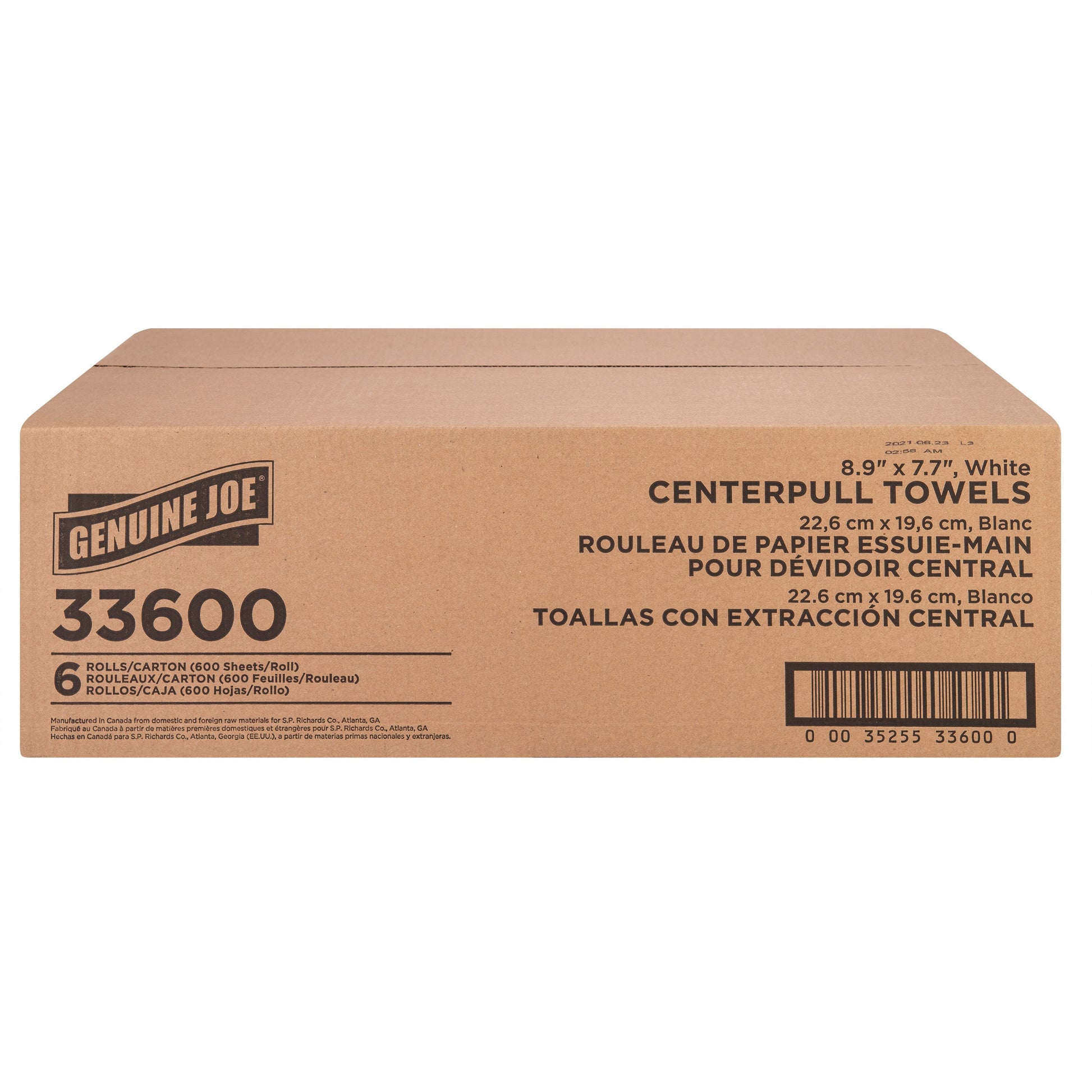 Genuine Joe Centerpull Towel Rolls (33600)