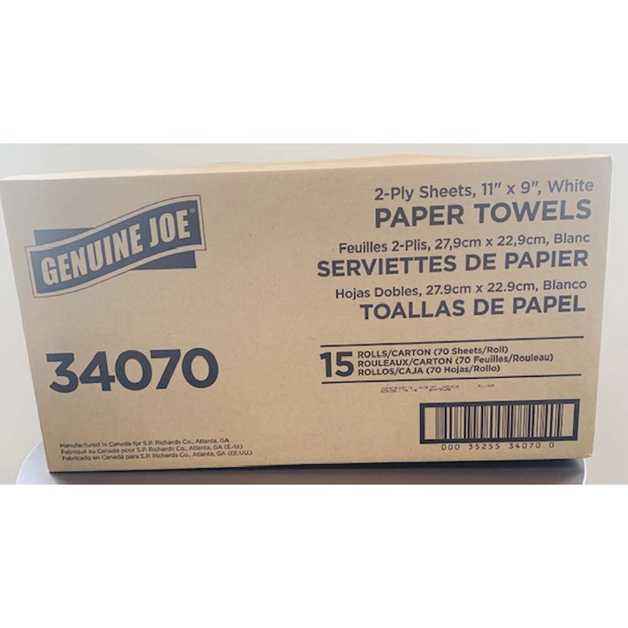 Genuine Joe 2-ply Paper Towel Rolls (34070)