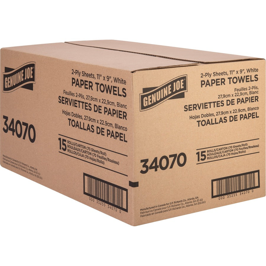 Genuine Joe 2-ply Paper Towel Rolls (34070)