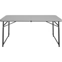 Cosco Fold Portable Indoor/Outdoor Utility Table (14400GRY1E)