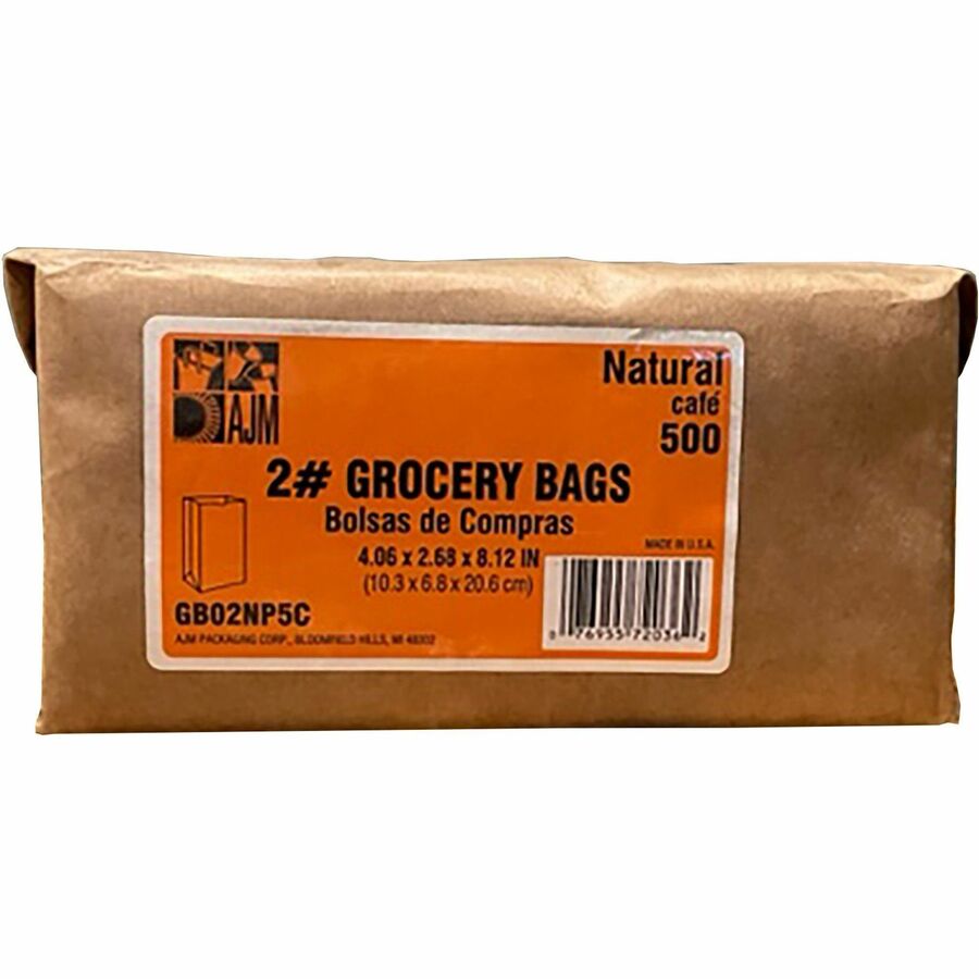 AJM Kraft Grocery Bags (GB02NP5C)