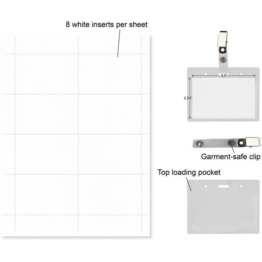 Business Source Deluxe Badge Holders (18306)