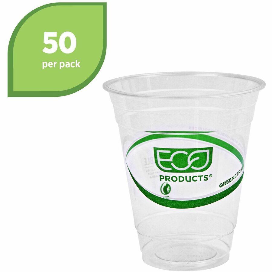 Eco-Products 12 oz GreenStripe Cold Cups (EPCC12GSA)