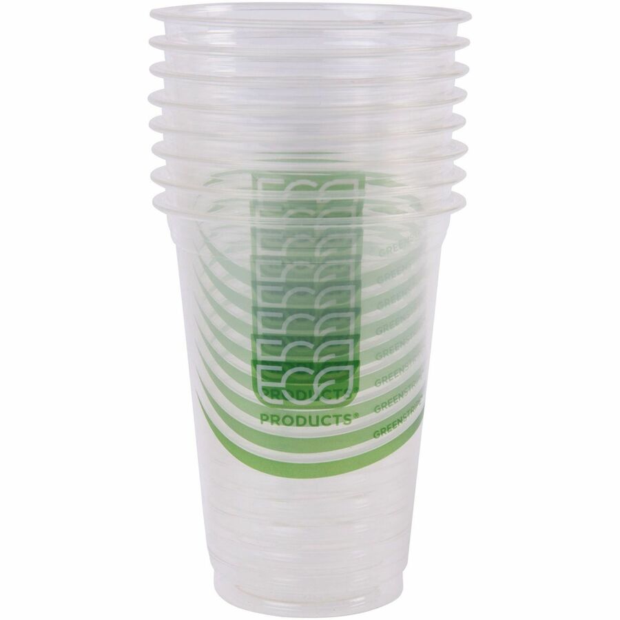 Eco-Products 16 oz GreenStripe Cold Cups (EPCC16GSA)