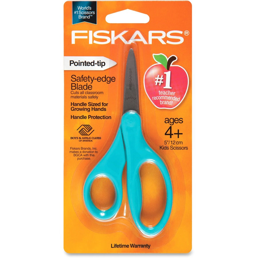 Fiskars 5" Pointed-tip Kids Scissors (1943001067)