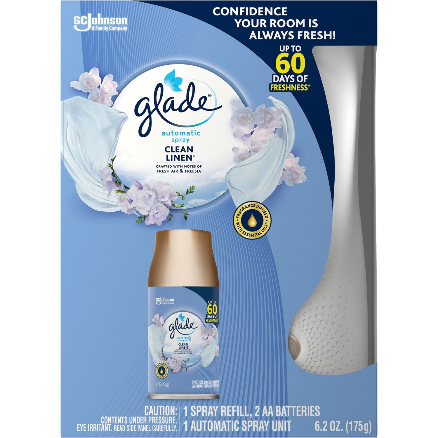 Glade Clean Linen Automatic Spray Kit (329349CT)