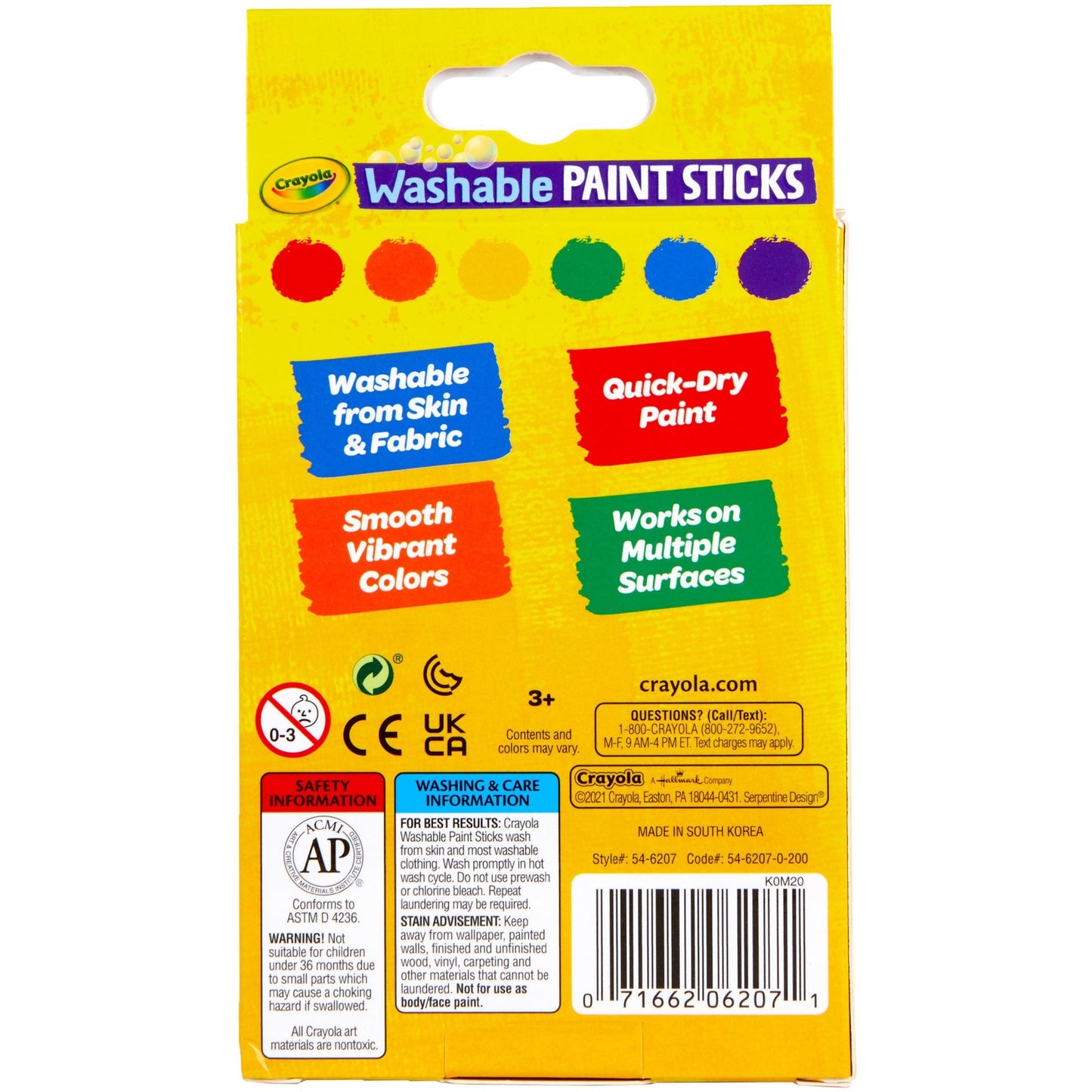 Crayola Washable Paint Sticks (546207)