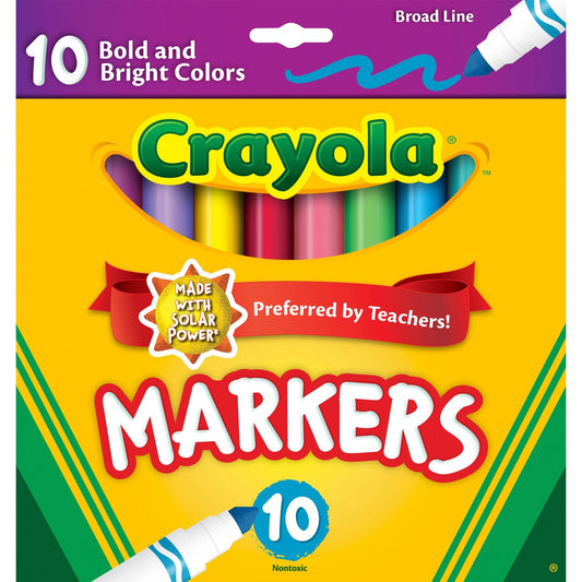 Crayola Bright/Bold Broad Line Markers (587725)