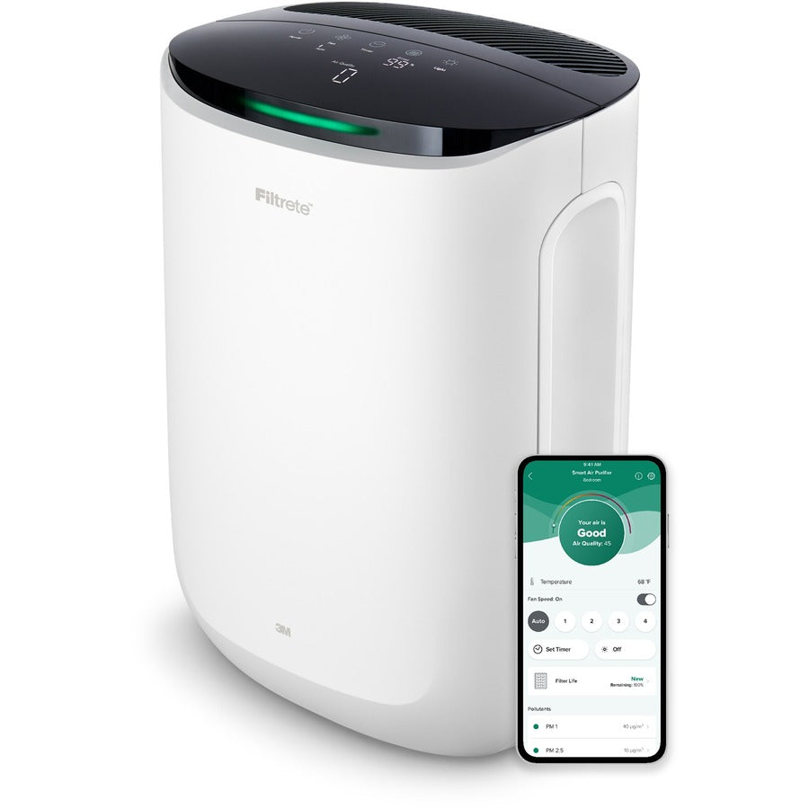 Filtrete Smart Room Air Purifier FAP-SC02, Medium Room, White (FAPSC02N)