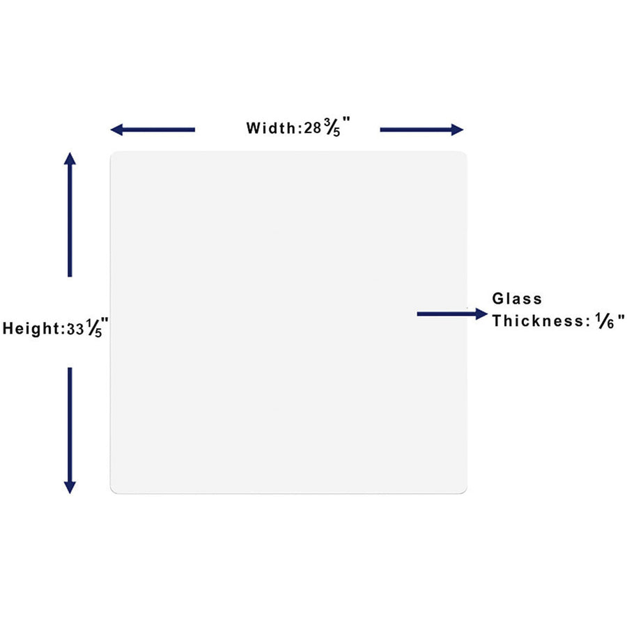 Lorell DIY Frameless Magnetic Glass Board (18323)