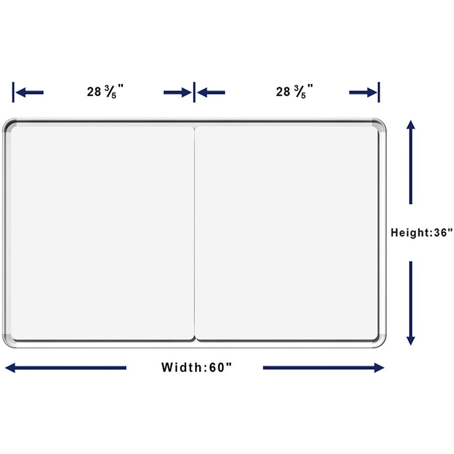 Lorell Mounting Frame for Whiteboard - Silver (18321)