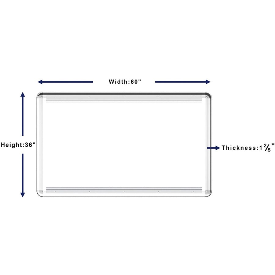 Lorell Mounting Frame for Whiteboard - Silver (18322)