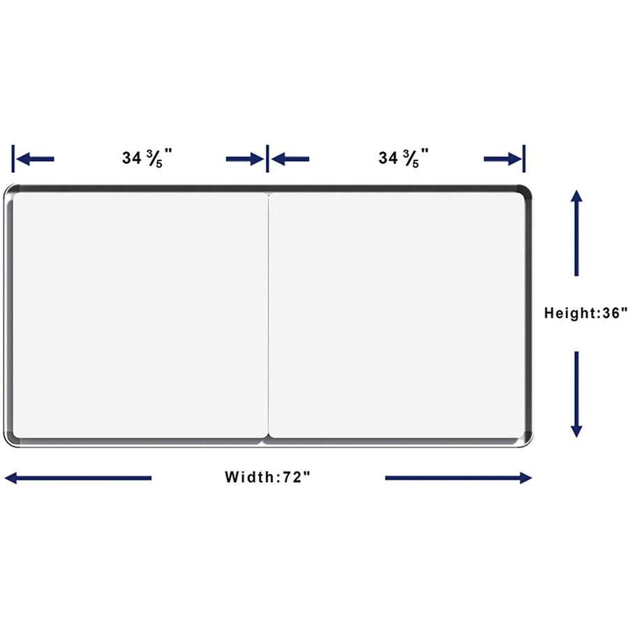 Lorell Mounting Frame for Whiteboard - Silver (18322)
