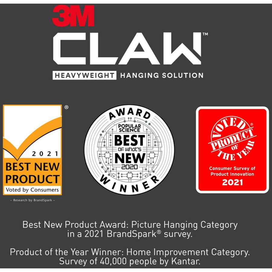 3M CLAW Drywall Picture Hanger (3PH65M2ES)