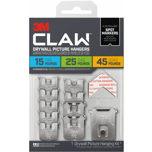 3M CLAW Drywall Picture Hanger (3PHKITM10ES)