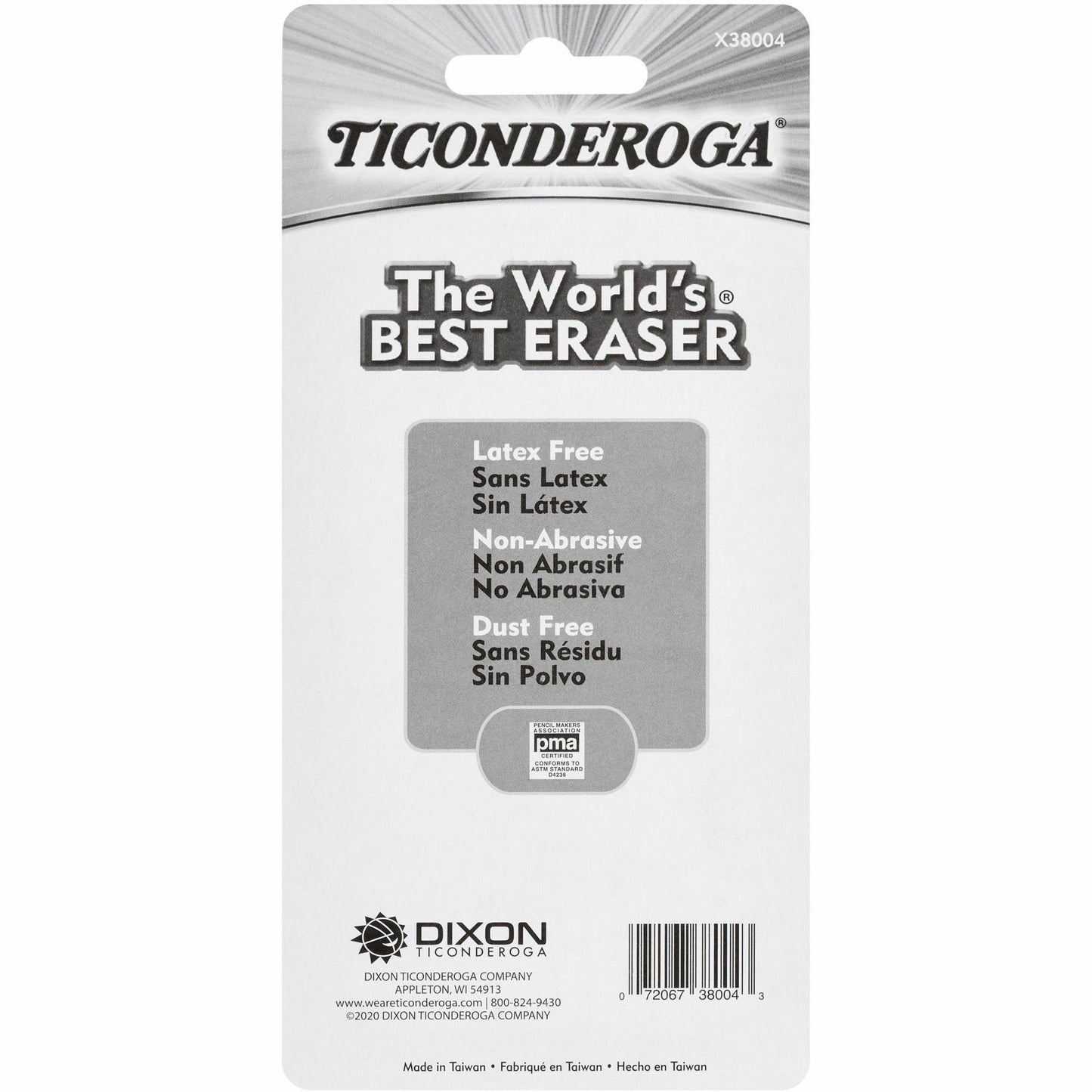 Ticonderoga White Erasers (X38004)