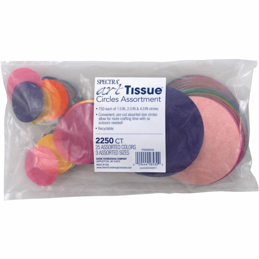 Spectra Art Tissue Deluxe Bleeding Circles (P0058530)