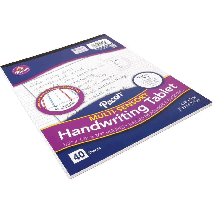 Pacon Multi-Sensory Ruled Handwriting Tablet (P2469)