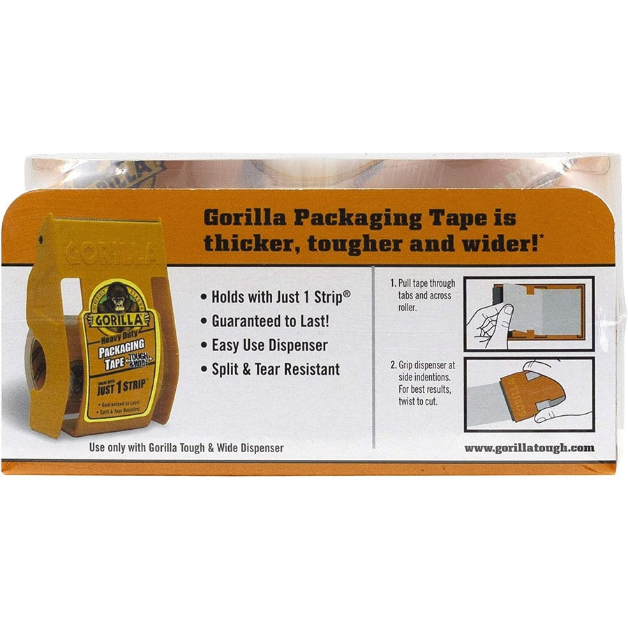 Gorilla Glue Gorilla Heavy-Duty Tough & Wide Shipping/Packaging Tape (6030402)