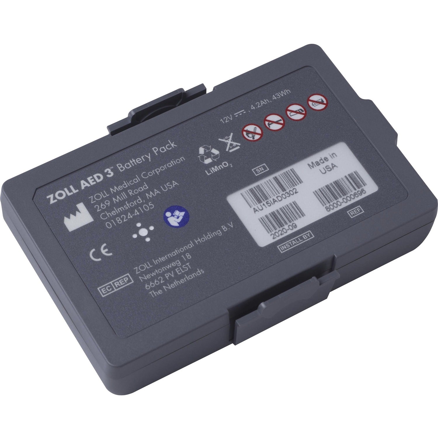 ZOLL Medical AED 3 Defibrillator Battery Pack (8000000696)