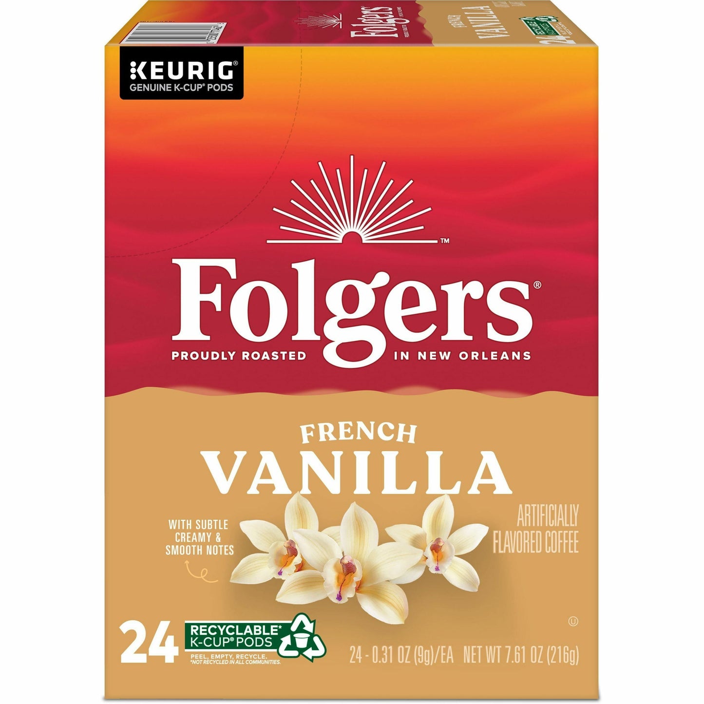 Folgers Folger K-Cup French Vanilla Coffee (7462)