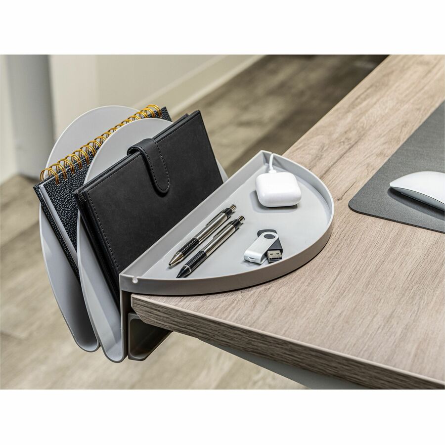 Deflecto Standing Desk Desk File Organizer Grey (400003)