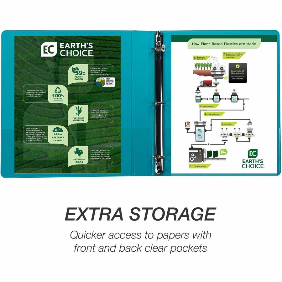 Samsill Earthchoice Durable View Binder (MS48639)