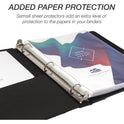 Samsill Contrast Stitch Leather Ring Binder (15710)