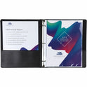 Samsill Contrast Stitch Leather Ring Binder (15710)