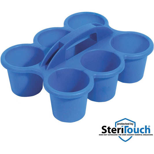 Deflecto Antimicrobial Kids 6 Cup Caddy (39509BLU)