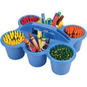 Deflecto Antimicrobial Kids 6 Cup Caddy (39509BLU)