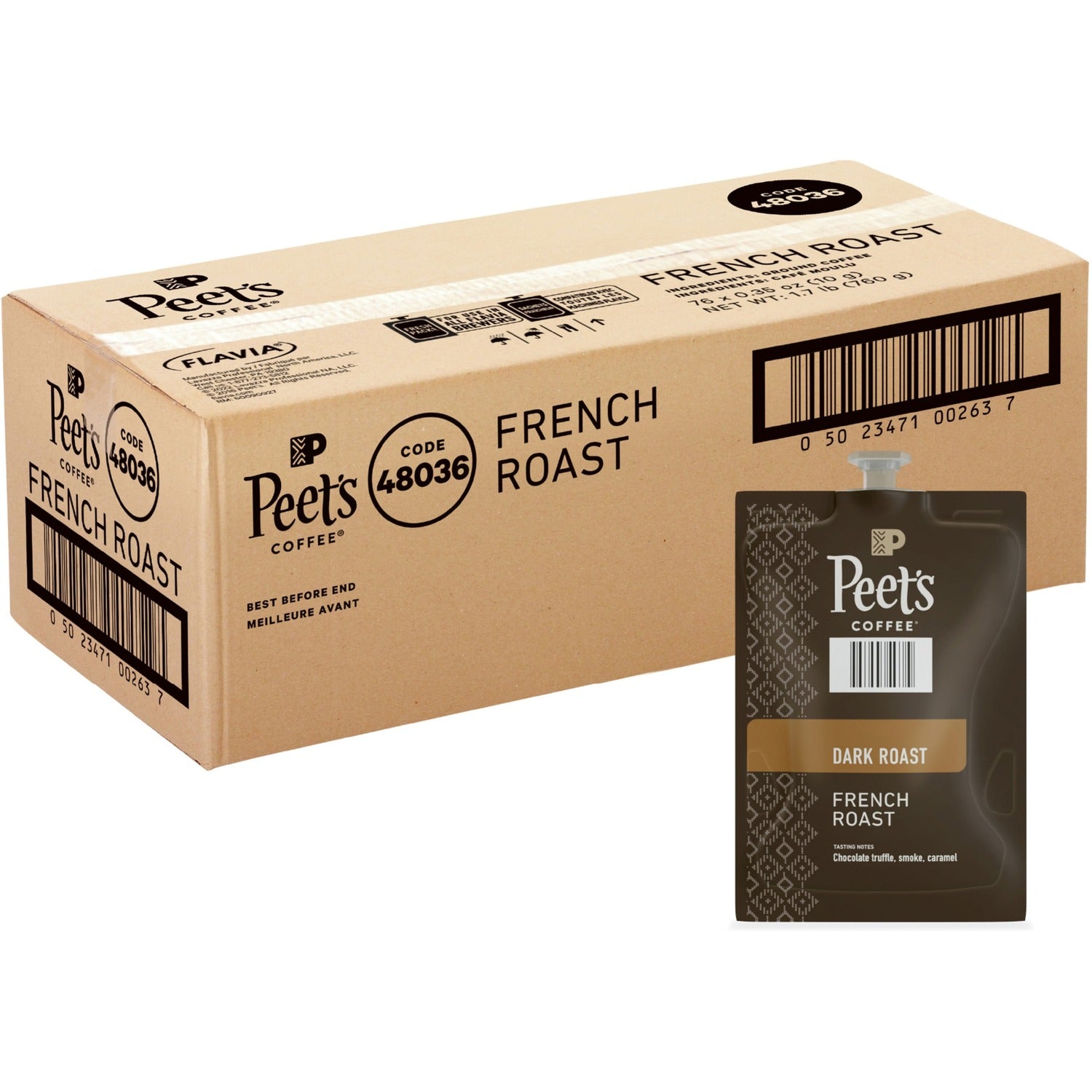 Peet's Coffee Peet's Freshpack French Roast Coffee (48036)