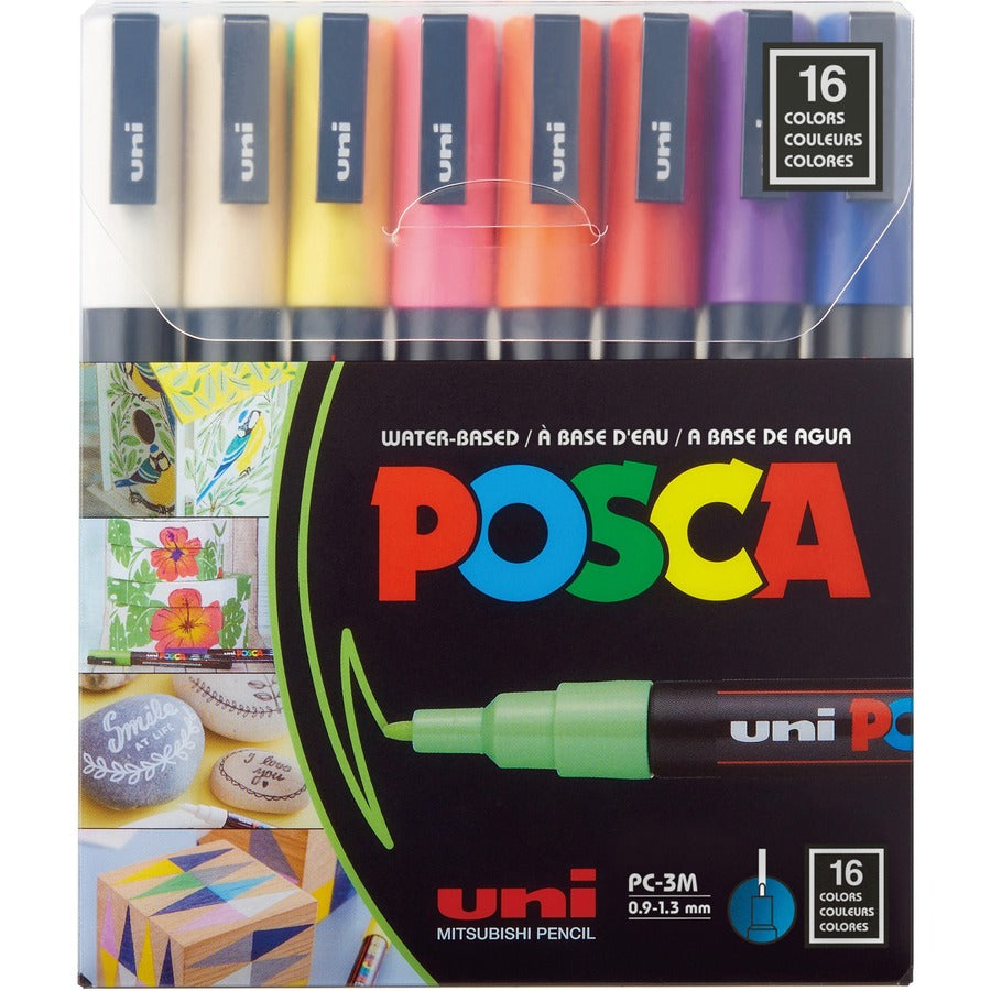 Posca PC-3M Paint Markers (PC3M16C)