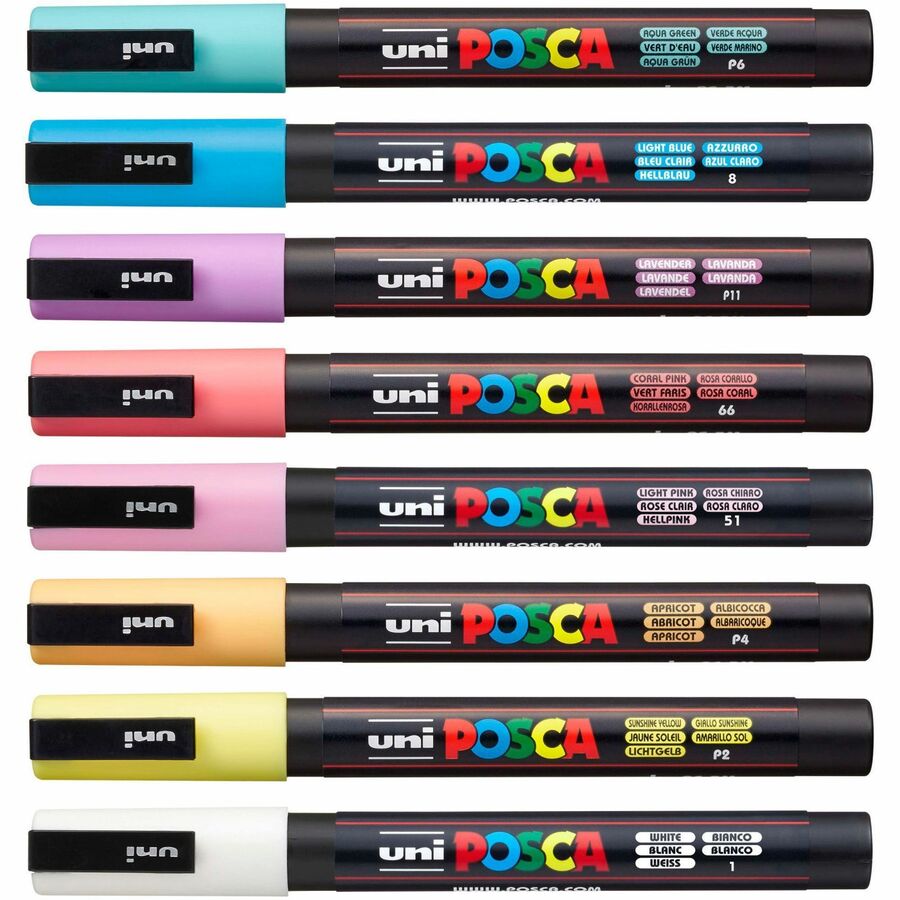  Posca PC-3M Paint Markers (PC3M8C)