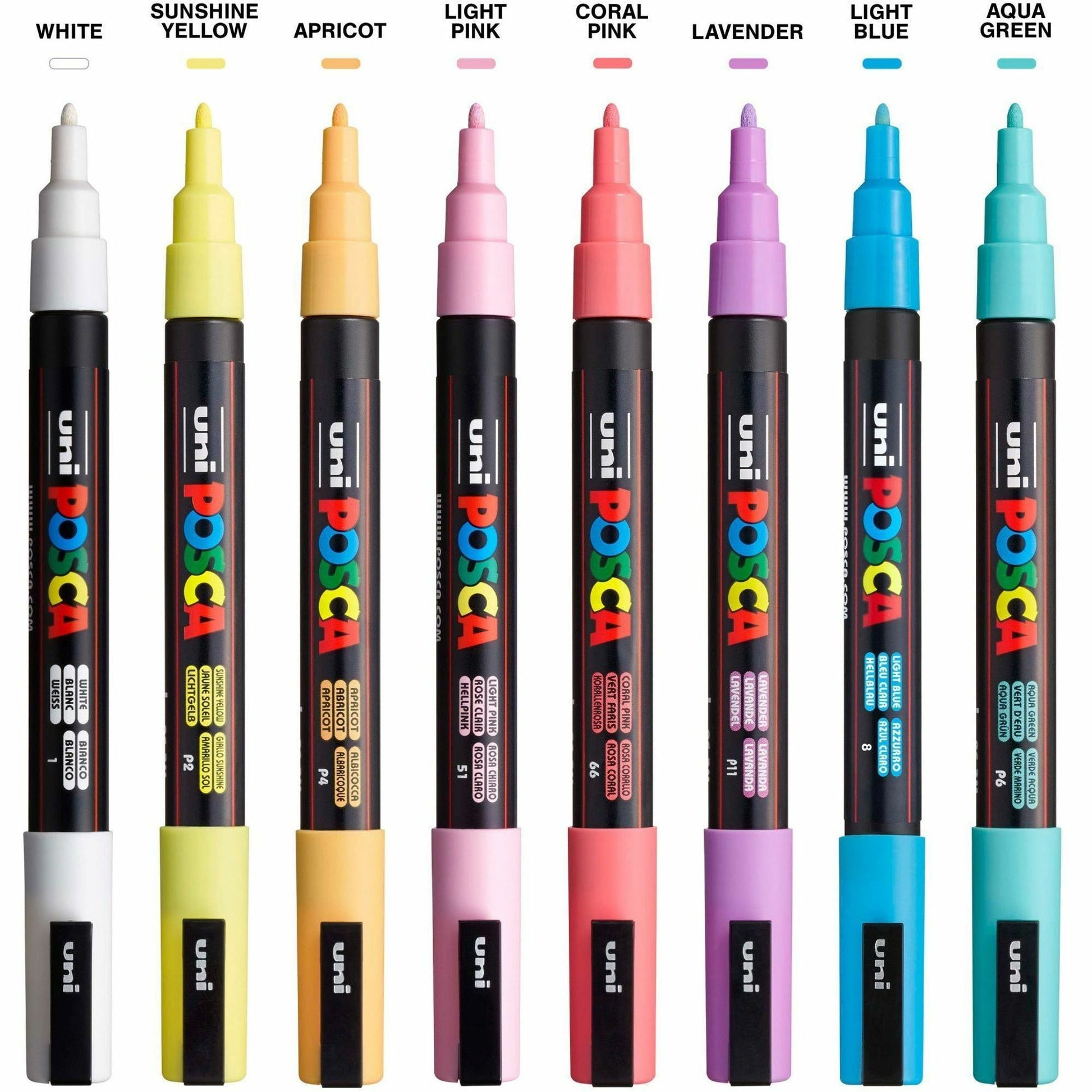  Posca PC-3M Paint Markers (PC3M8C)