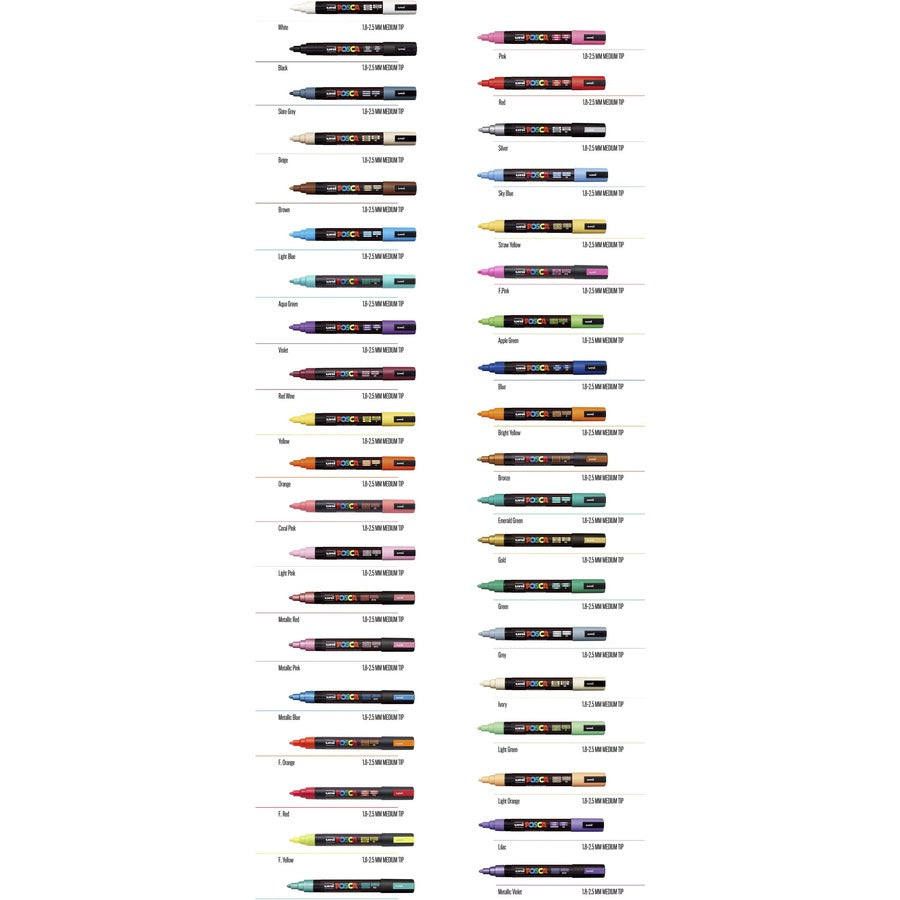  Posca PC-5M Paint Markers (PC5MBLUE)