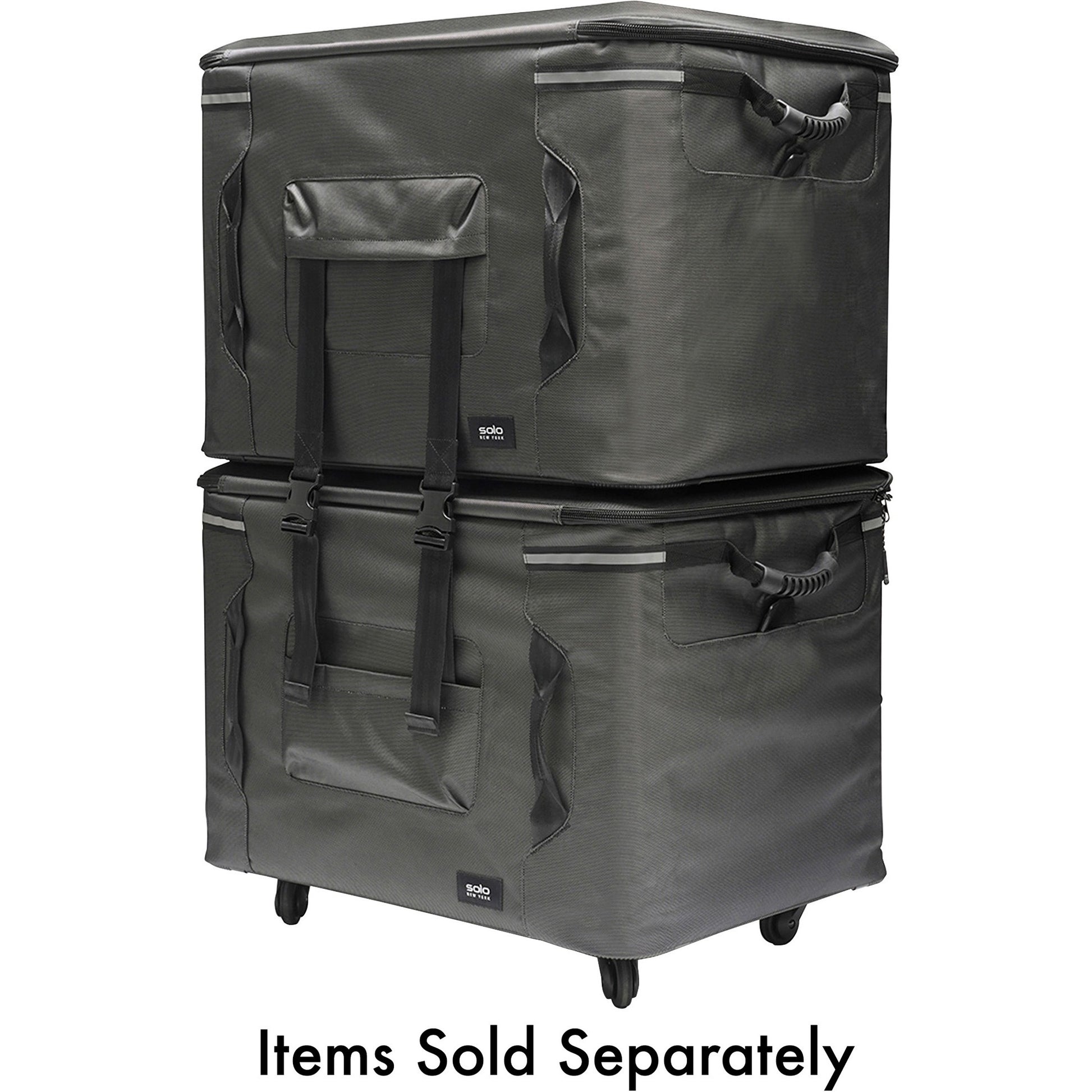 Solo PRO TRANSPORTER 128 Roller Travel/Luggage Bottom Case- Box 1 of 2 - Black (SSC11110)