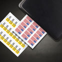 Avery Waterproof Vinyl Stickers, 1? x 2? , Laser, 120ct (61537)