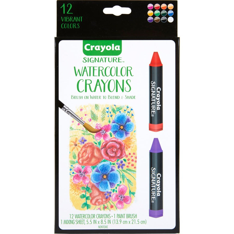 Crayola Signature Premium Watercolor Crayons (533500)