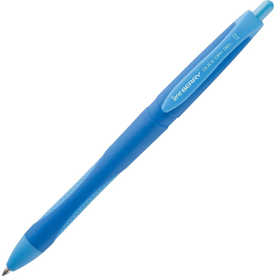 So-Mine Serve Berry Quick Dry Retract Gel Ink Pen (BRGEL07B6KRA)