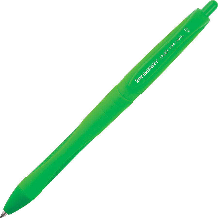 So-Mine Serve Berry Quick Dry Retract Gel Ink Pen (BRGEL07B6KRB)