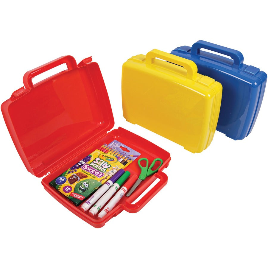 Deflecto Antimicrobial Storage Case Yellow (39506YEL)