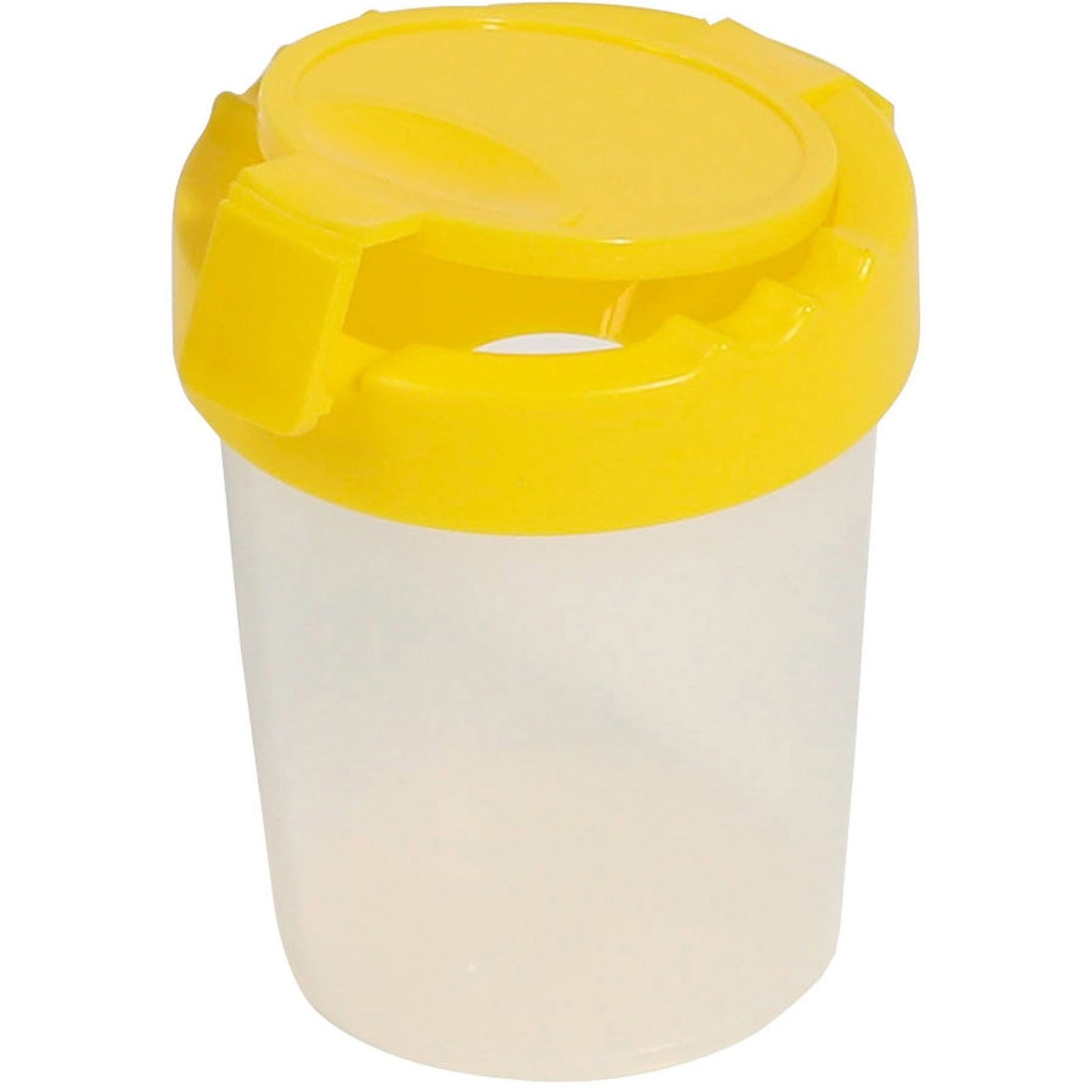 Deflecto Antimicrobial Kids No Spill Paint Cup Yellow (39515YEL)