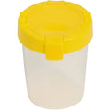 Deflecto Antimicrobial Kids No Spill Paint Cup Yellow (39515YEL)