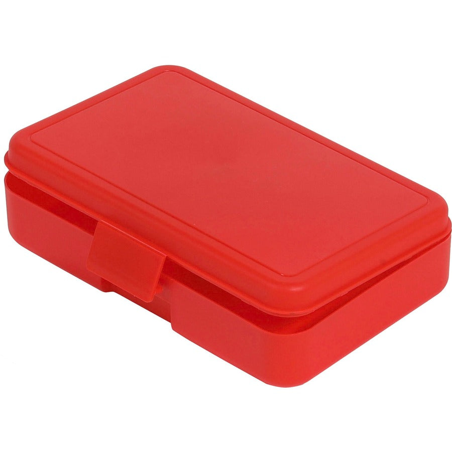 Deflecto Antimicrobial Pencil Box Red (39504RED)